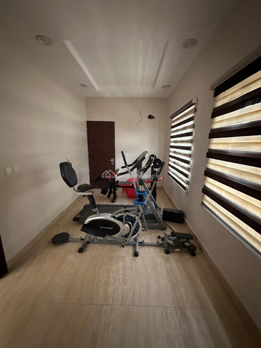 Luxury 5 Bedroom Furnished Semi Detached Duplex,wi-fi,cctv,office,gym,, Serene Neighborhood, Good Access Road, Wuye, Abuja, House for Rent