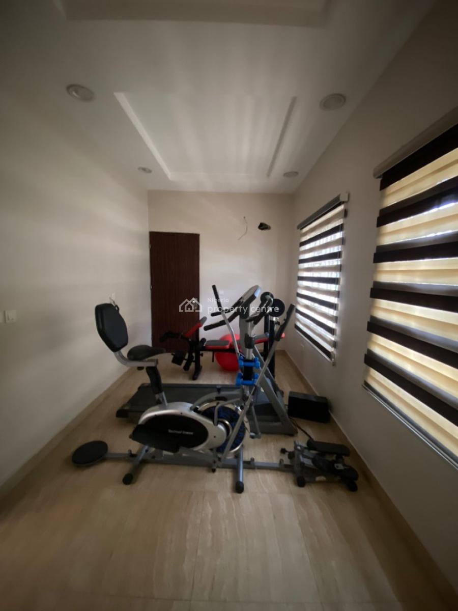 Luxury 5 Bedrooms Furnished Semi Detached Duplex, Wi-fi, Cctv, Office, Gym, Wuye, Abuja, Semi-detached Duplex for Rent