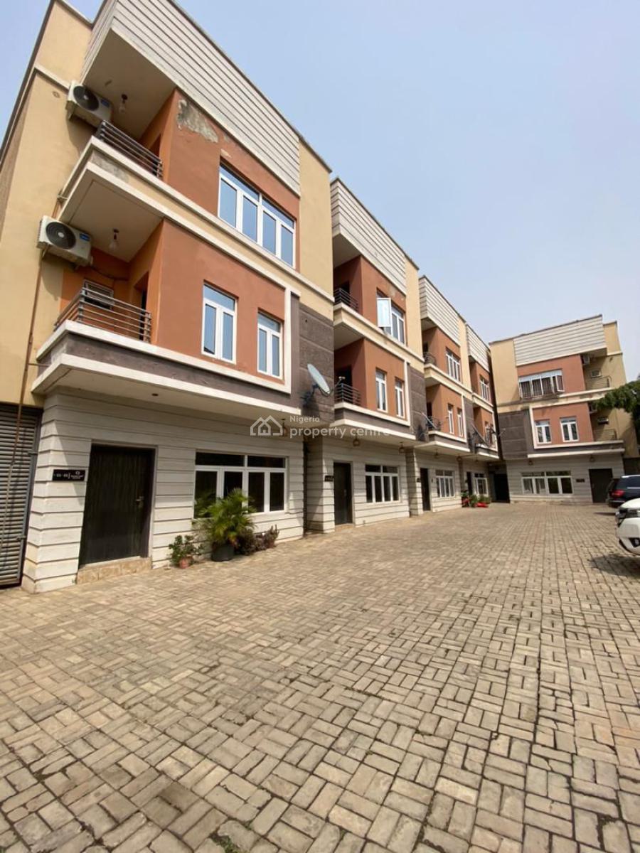 Neatly Used 4 Bedroom Spacious Terrace Serviced Duplex,bq,tarred Road, By Gilmore, Jahi, Abuja, Terraced Duplex for Sale