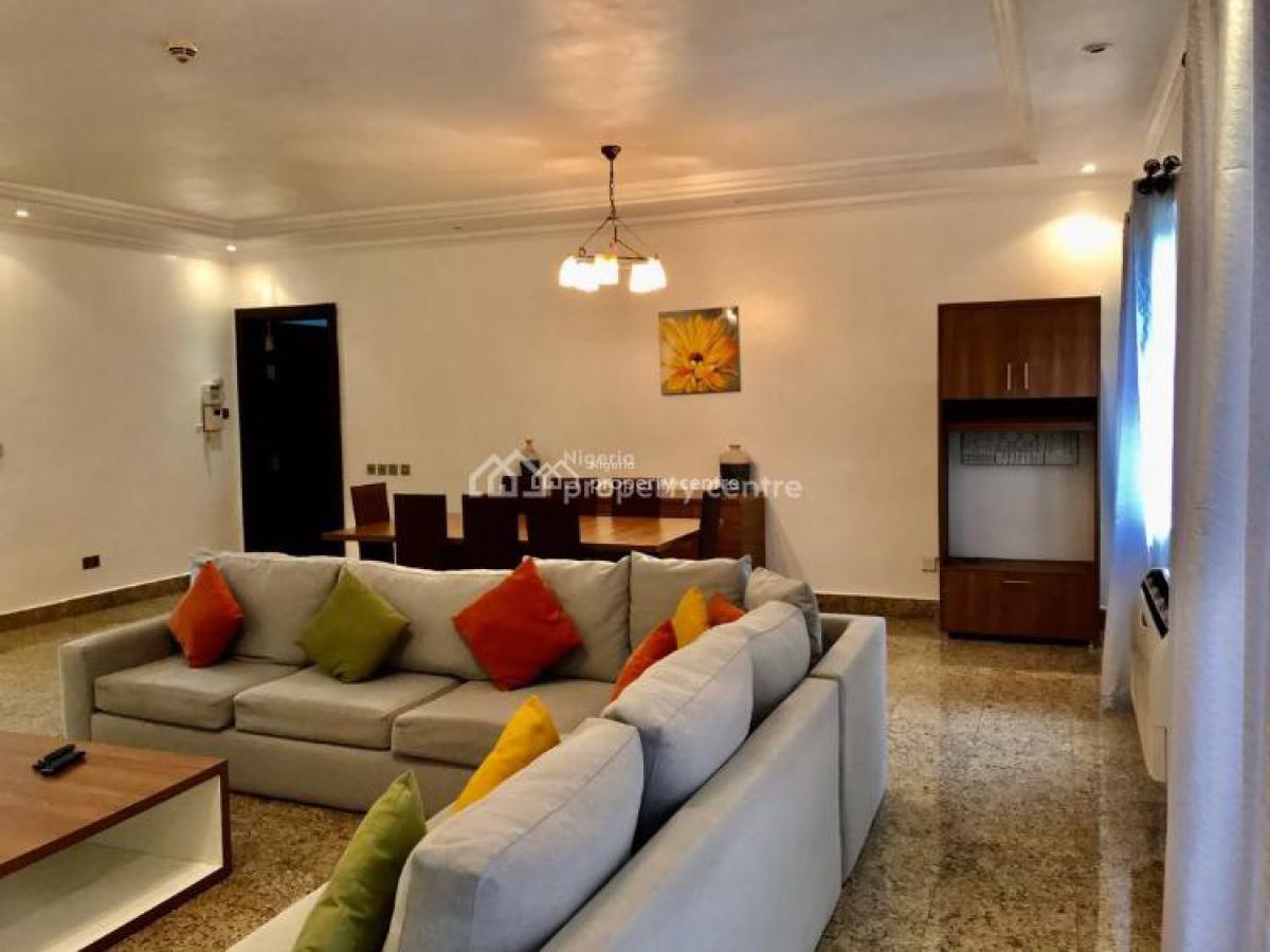 Fully Furnished 3 Bedroom Apartment with Bq  24hrs Light, Pool & Gym, Off Mobolaji John Avenue, Ikoyi, Lagos, Flat / Apartment for Rent