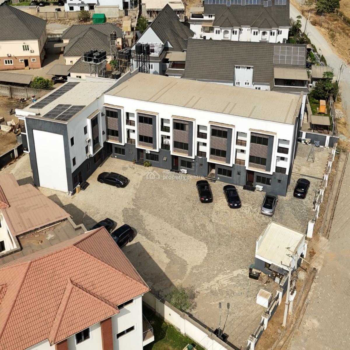 Affordable 4 Bedroom Terrace Duplex with Bq, Jahi, Abuja, Terraced Duplex for Sale