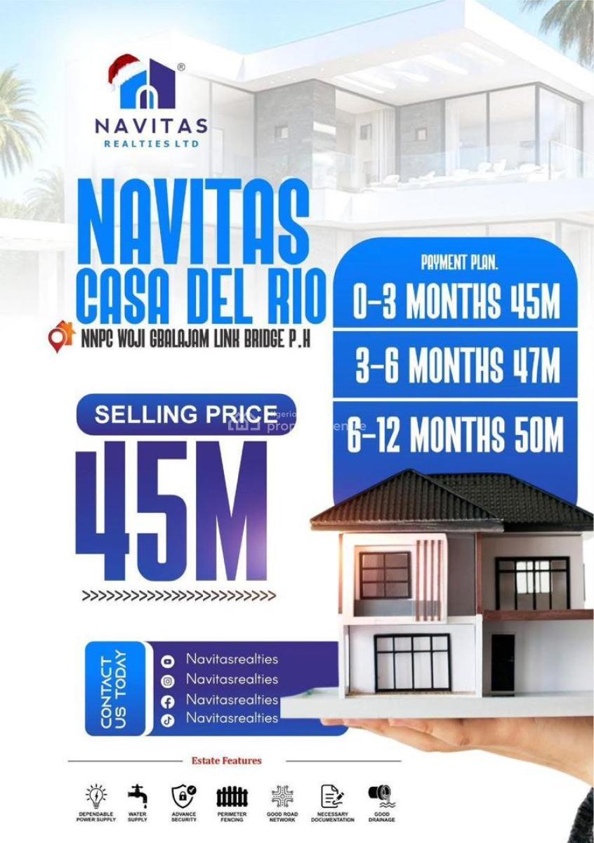 Luxury Residential Land, Banana Highland, Behind Golf Estate, Peter Odili Road, Port Harcourt, Rivers, Residential Land for Sale