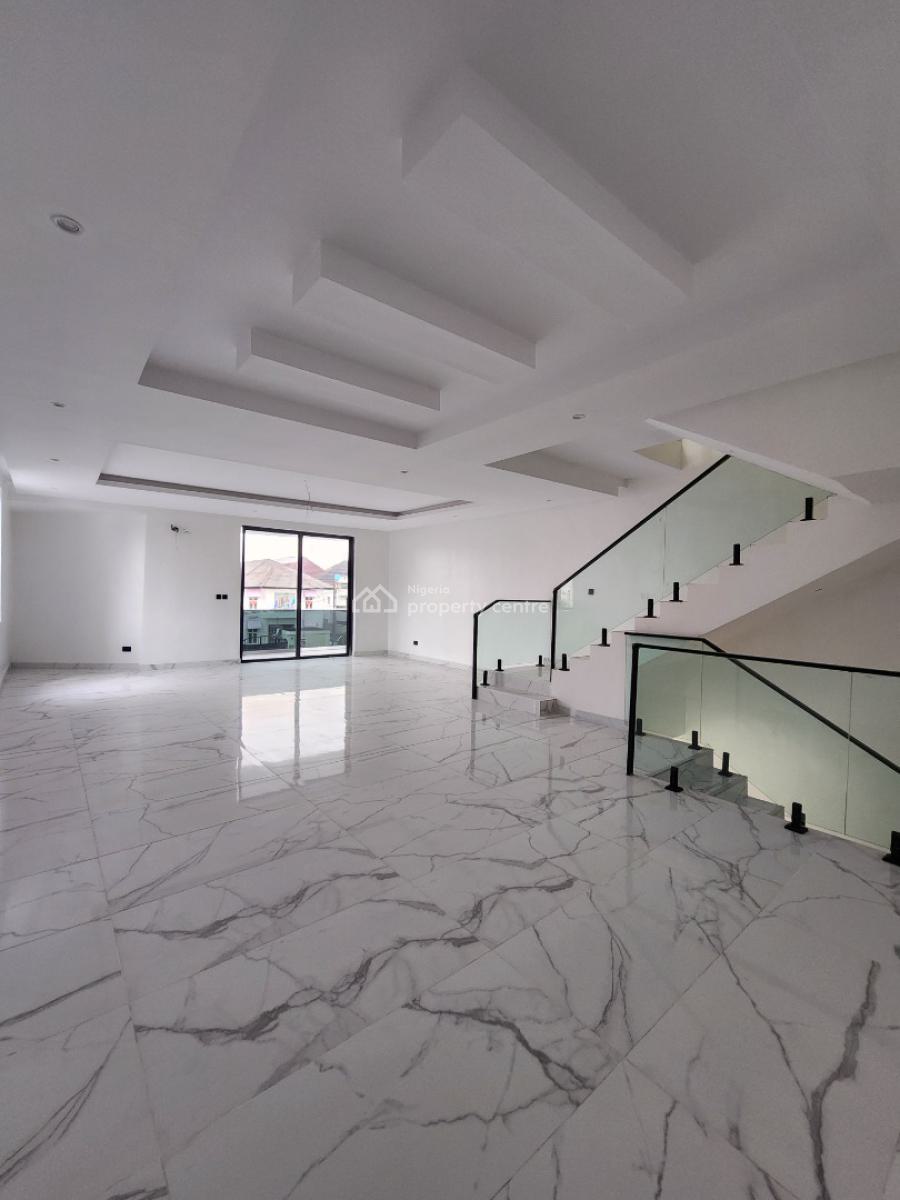 Luxury 5 Bedroom Self Compound Terrace Duplex with Bq, Lekki Phase 1, Lekki, Lagos, Terraced Duplex for Sale