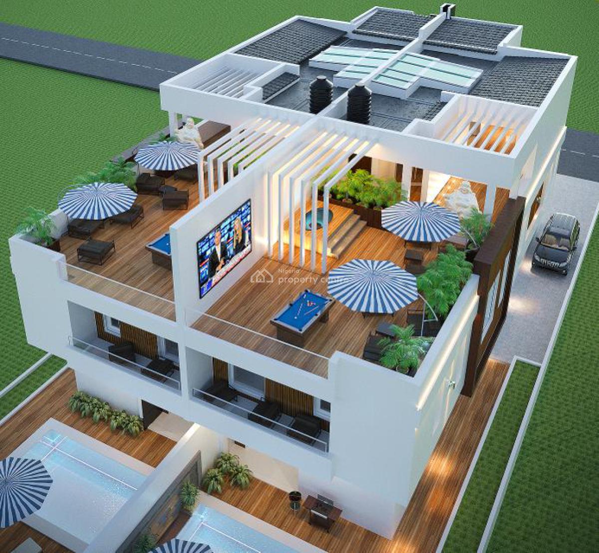 5 Bedroom, Cowrie Creek Estate, Ikate, Lekki, Lagos, Semi-detached Duplex for Sale