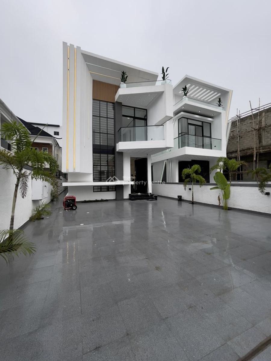 Stunning 5 Bedroom Fully Detached Duplex, Chevron Toll Gate, Lekki, Lagos, Detached Duplex for Sale