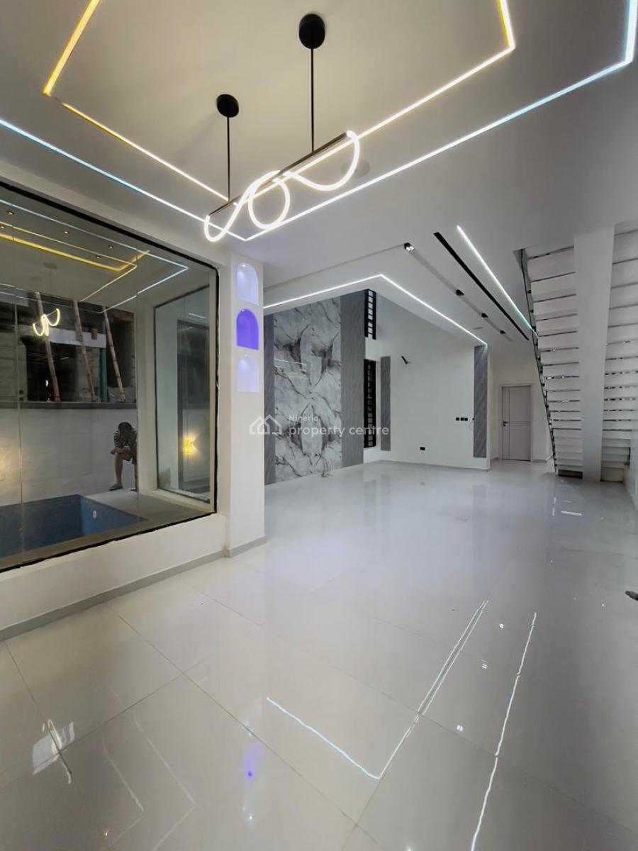 Stunning 5 Bedroom Fully Detached Duplex, Chevron Toll Gate, Lekki, Lagos, Detached Duplex for Sale