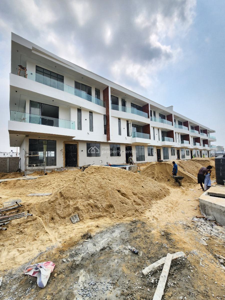 Luxury 5 Bedroom Terrace Duplex with Bq in a Secured Estate, Lekki Phase 1, Lekki, Lagos, Terraced Duplex for Sale