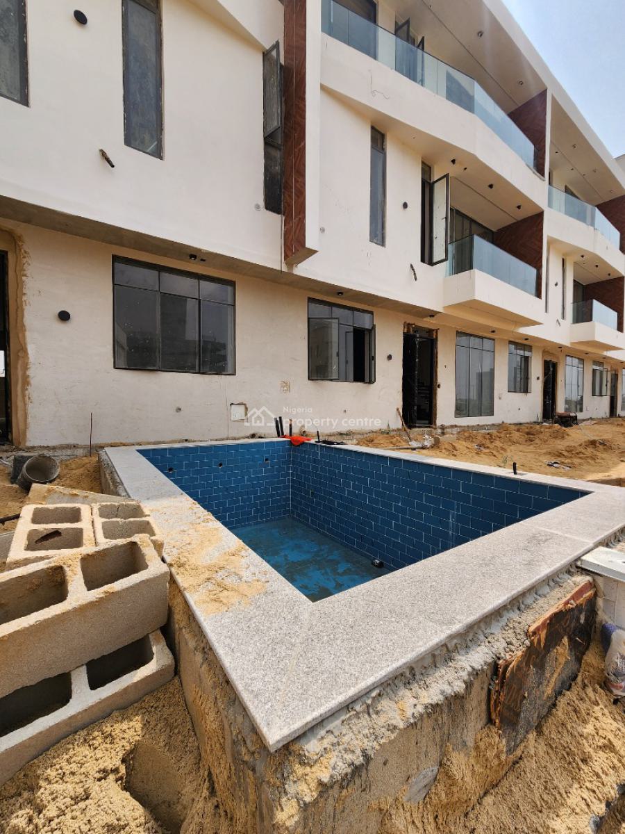 Luxury 5 Bedroom Terrace Duplex with Bq in a Secured Estate, Lekki Phase 1, Lekki, Lagos, Terraced Duplex for Sale