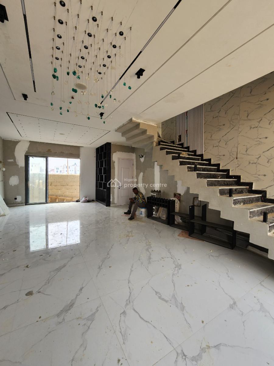 Luxury 5 Bedroom Terrace Duplex with Bq in a Secured Estate, Lekki Phase 1, Lekki, Lagos, Terraced Duplex for Sale