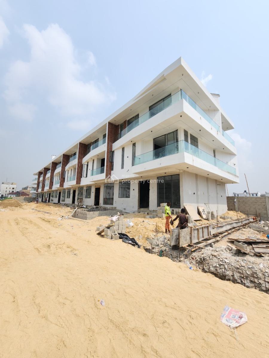 Luxury 5 Bedroom Terrace Duplex with Bq in a Secured Estate, Lekki Phase 1, Lekki, Lagos, Terraced Duplex for Sale