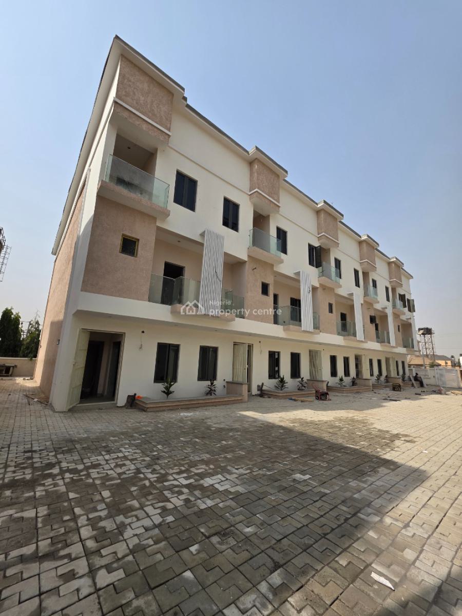 Luxury 4 Bedroom Terrace Duplex with Bq, Jahi, Abuja, Terraced Duplex for Sale