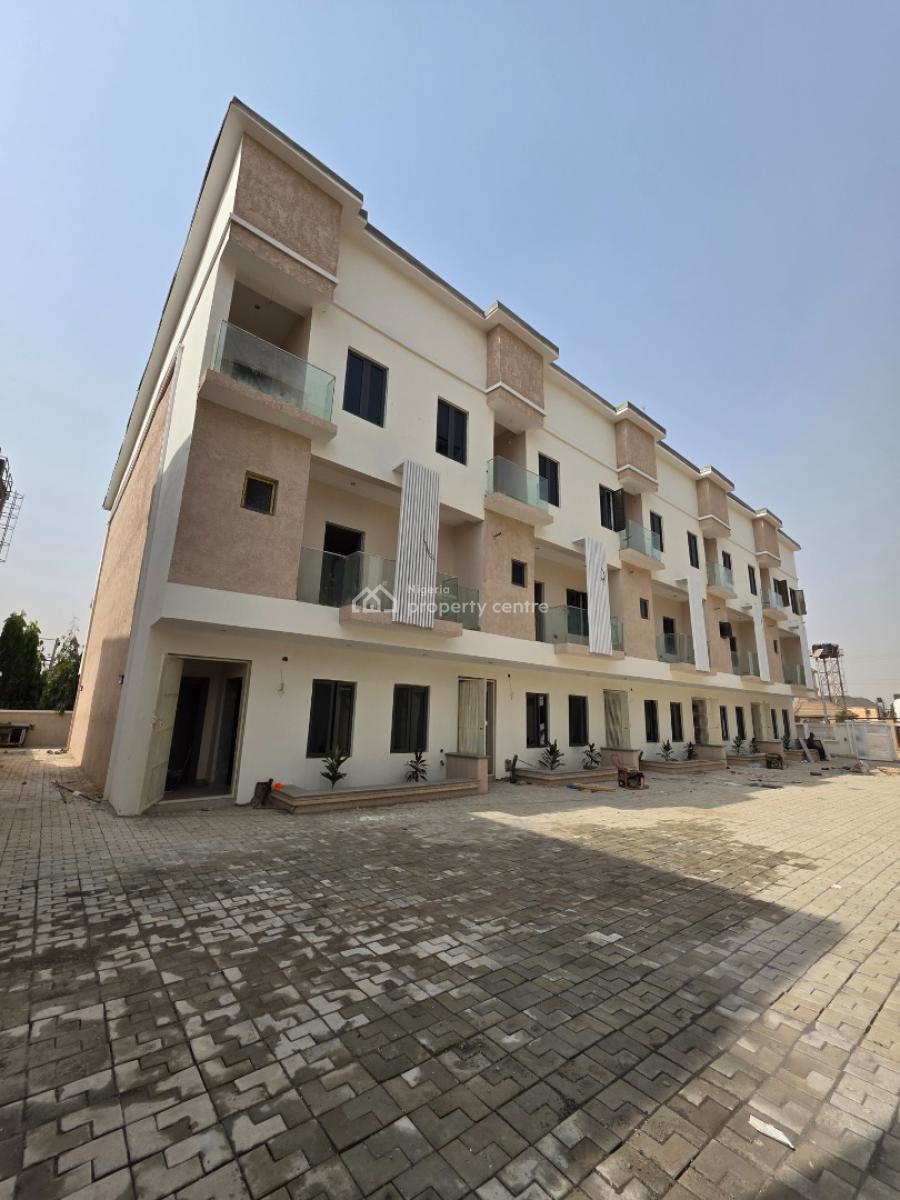 Luxury 4 Bedroom Terrace Duplex with Bq, Jahi, Abuja, Terraced Duplex for Sale