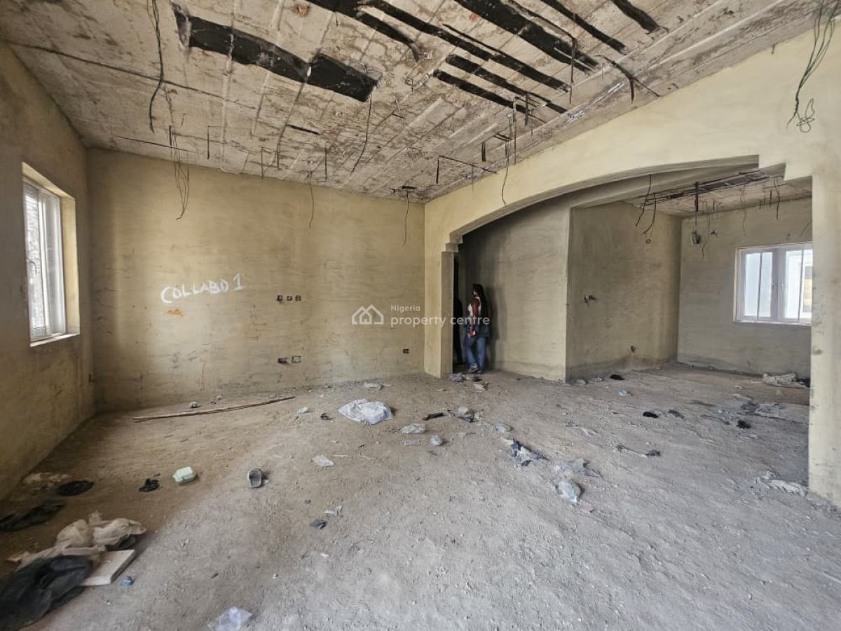 Semi-finished 4-bedroom Semi-detached House, Oke-mosan, Abeokuta South, Ogun, Semi-detached Duplex for Sale