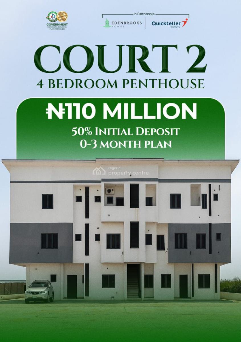 Unique & Spacious 4 Bedroom Apartment/penthouse, Orchid, Lekki, Lagos, Flat / Apartment for Sale