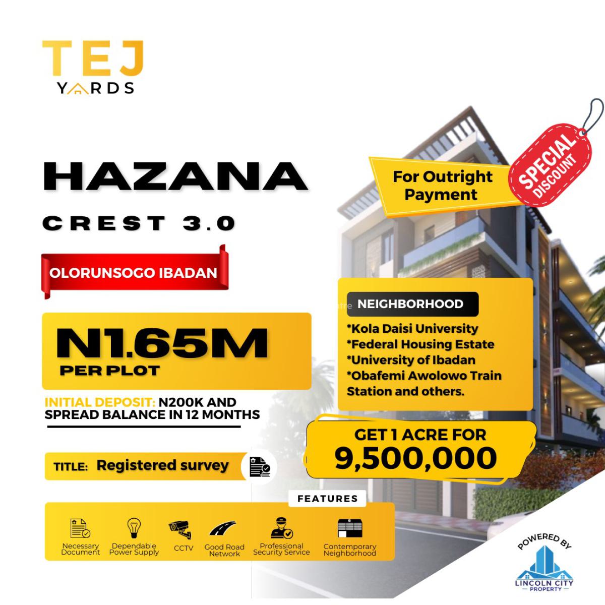 Buy and Build Affordable Land with Up to 12 Month Payment Plan, Ibadan, Oyo, Land for Sale