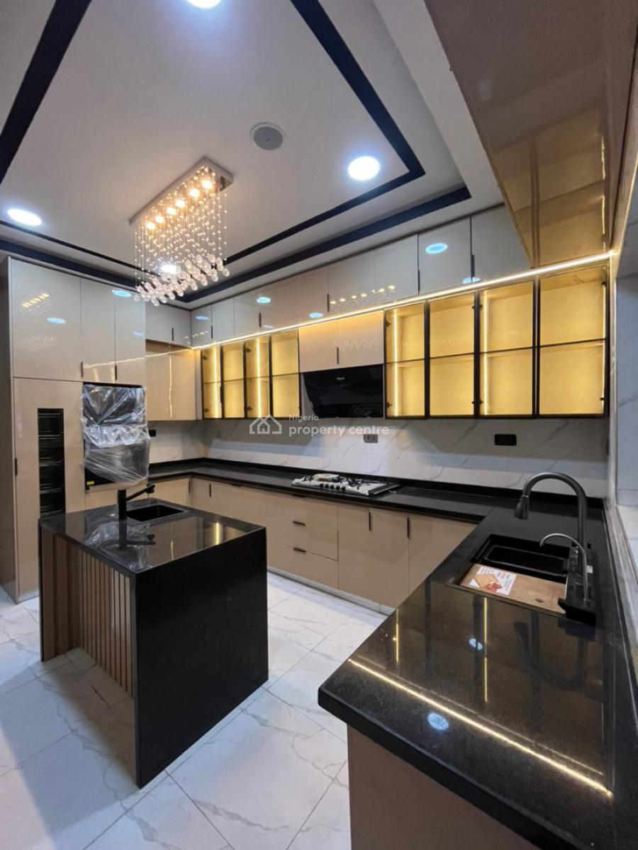 Contemporary 5 Bedroom Detached Duplex with Bq, Chevron, Lekki, Lagos, Detached Duplex for Sale
