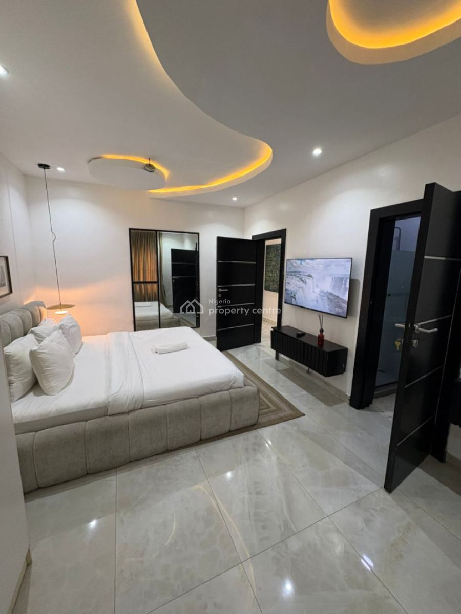 Clean Fully Furnished 3-bedroom Apartment with Swimming Pool & Gym, Banana Island, Ikoyi, Lagos, Flat / Apartment for Rent