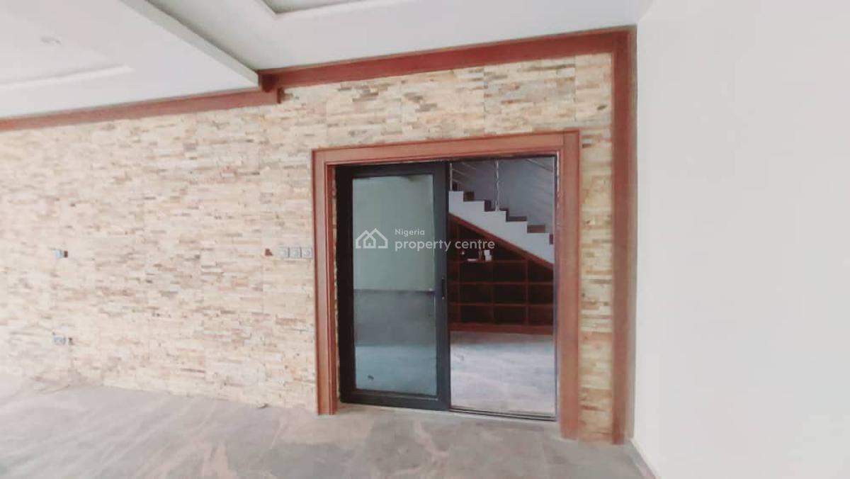 Newly Finished an Partially Furnished 4 Bedroom Terrace Duplex with Bq, Close to Roundabout, Life Camp, Abuja, Terraced Duplex for Rent