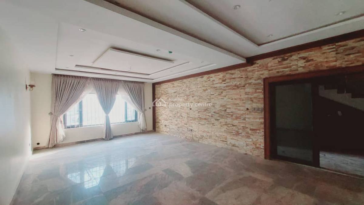 Newly Finished an Partially Furnished 4 Bedroom Terrace Duplex with Bq, Close to Roundabout, Life Camp, Abuja, Terraced Duplex for Rent