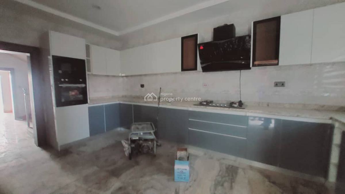 Newly Finished an Partially Furnished 4 Bedroom Terrace Duplex with Bq, Close to Roundabout, Life Camp, Abuja, Terraced Duplex for Rent