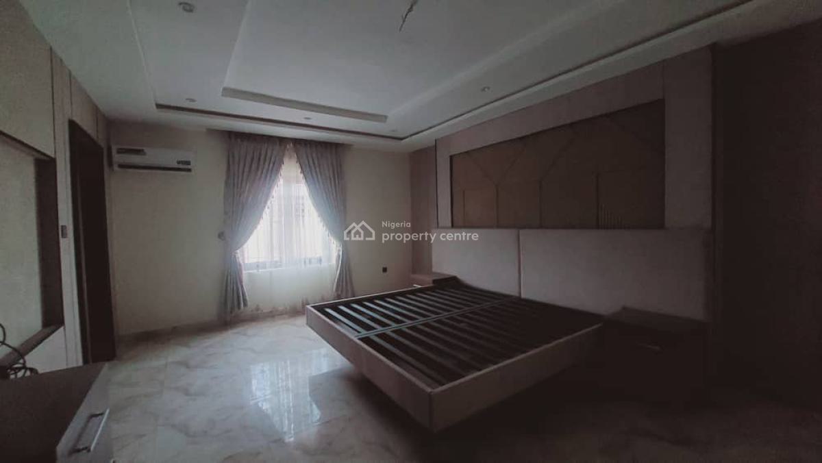 Newly Finished an Partially Furnished 4 Bedroom Terrace Duplex with Bq, Close to Roundabout, Life Camp, Abuja, Terraced Duplex for Rent