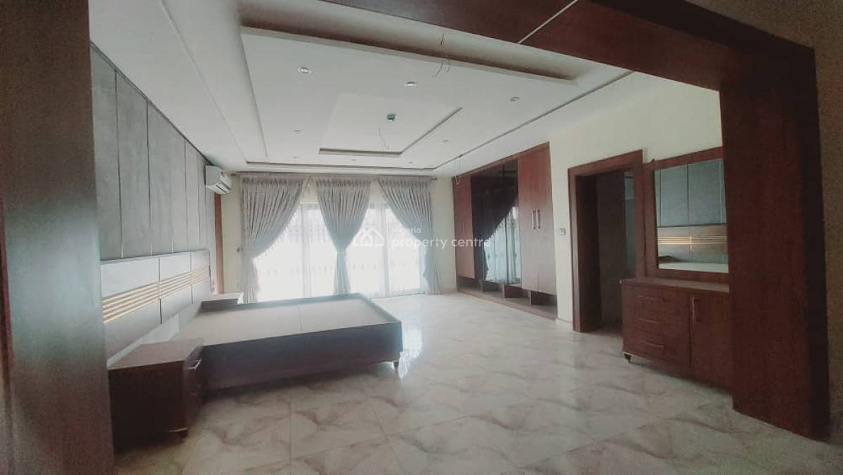 Newly Finished an Partially Furnished 4 Bedroom Terrace Duplex with Bq, Close to Roundabout, Life Camp, Abuja, Terraced Duplex for Rent