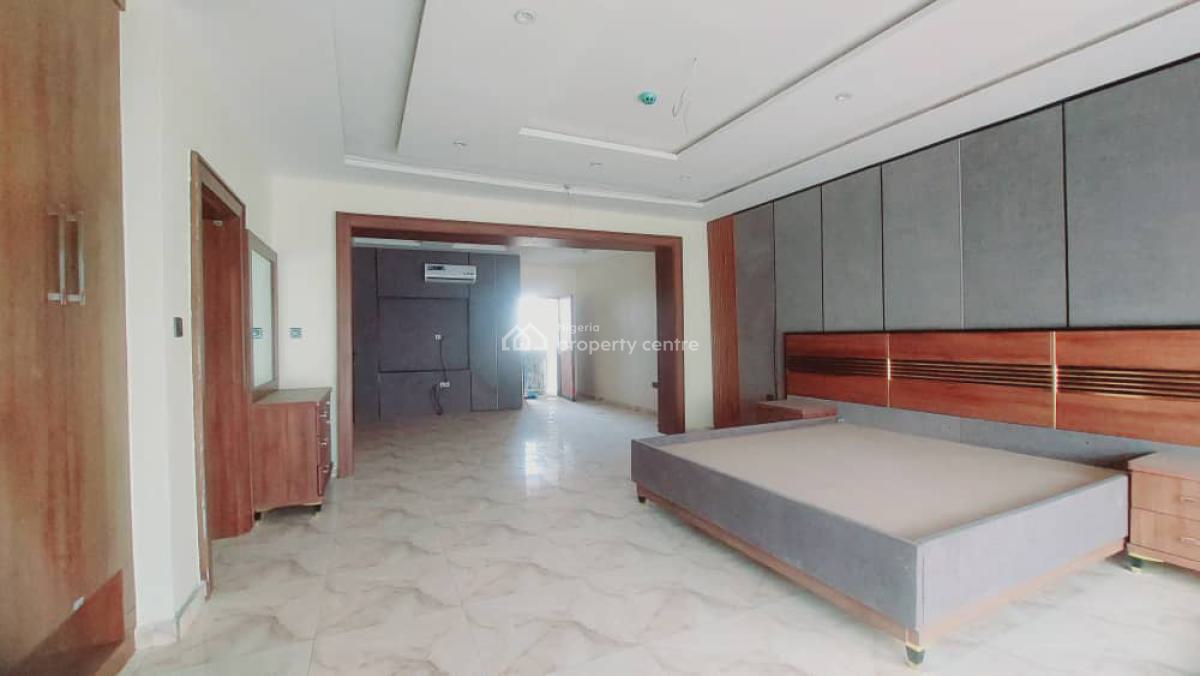 Newly Finished an Partially Furnished 4 Bedroom Terrace Duplex with Bq, Close to Roundabout, Life Camp, Abuja, Terraced Duplex for Rent