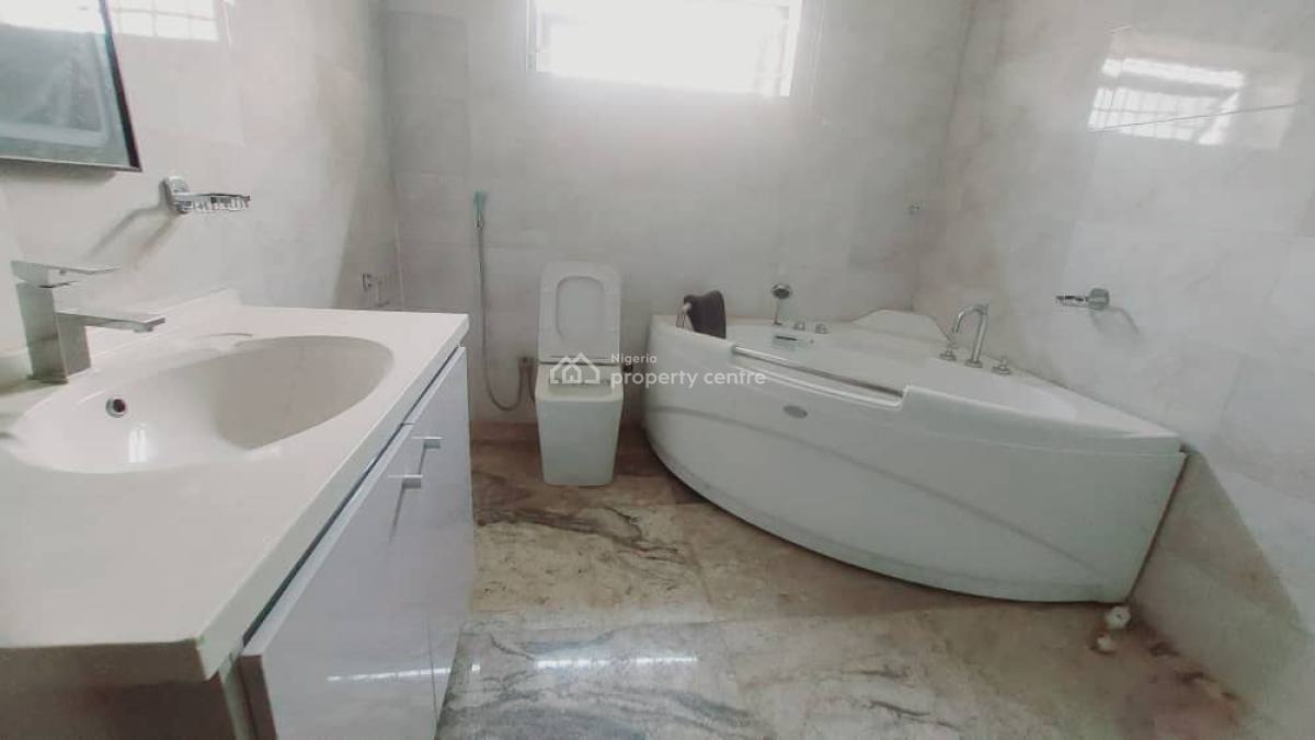 Newly Finished an Partially Furnished 4 Bedroom Terrace Duplex with Bq, Close to Roundabout, Life Camp, Abuja, Terraced Duplex for Rent