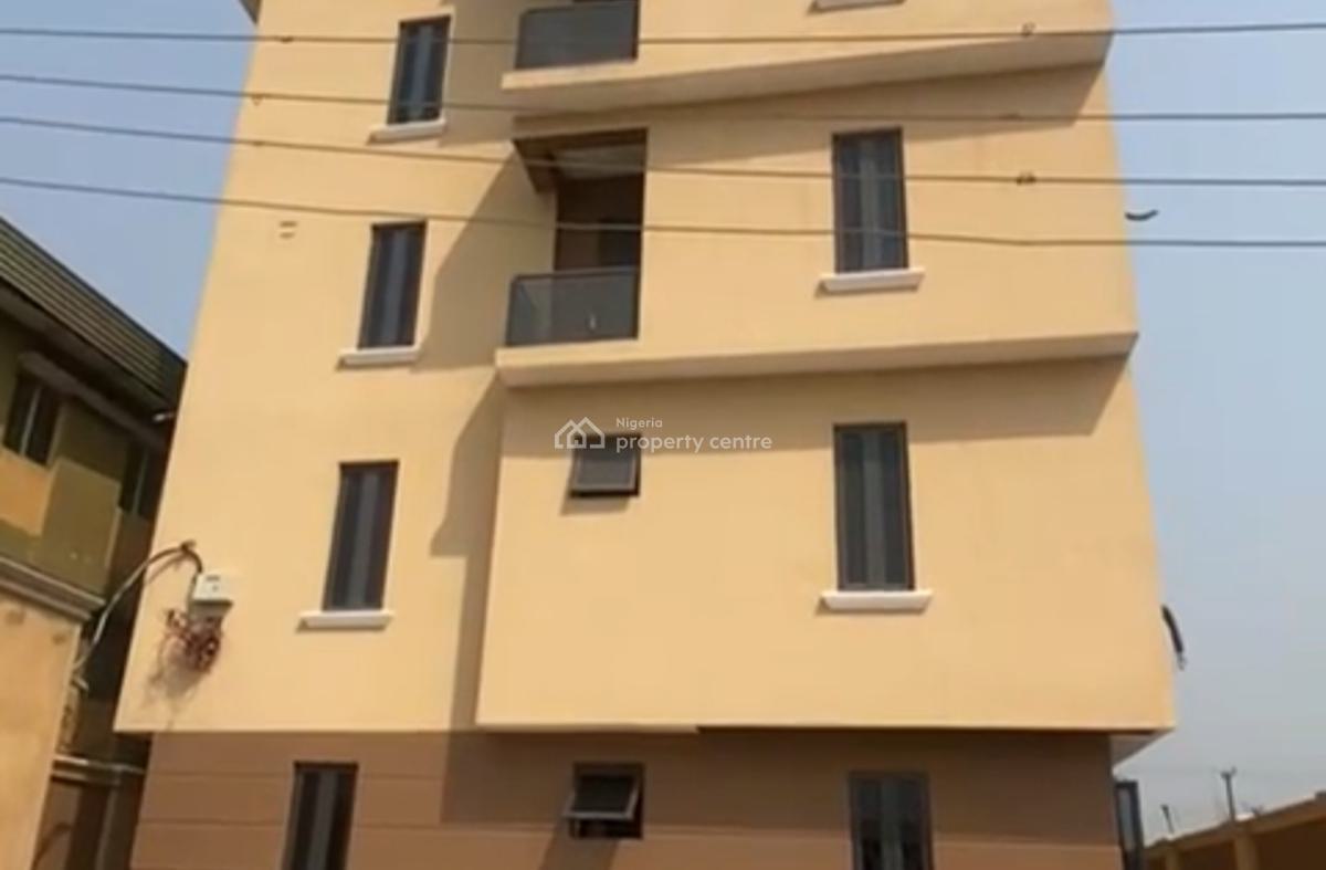 New Spacious 2 Bedroom Apartment, Upstairs in Secured Environment, Off St Finbarrs Road, Akoka, Yaba, Lagos, Flat / Apartment for Sale