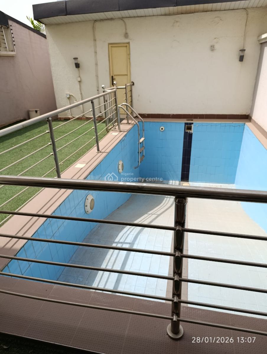 4 Bedroom Terrace Duplex with Acs and Private Swimming Pool & Bq, Jabi, Abuja, Terraced Duplex for Rent