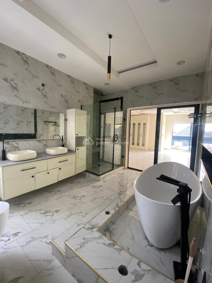 Luxury Built 6 Bedroom Detached Mansion with Rooftop in a Safest Estate, Ikota Villa in an Exclusive Estate, Ikota, Lekki, Lagos, Detached Duplex for Rent