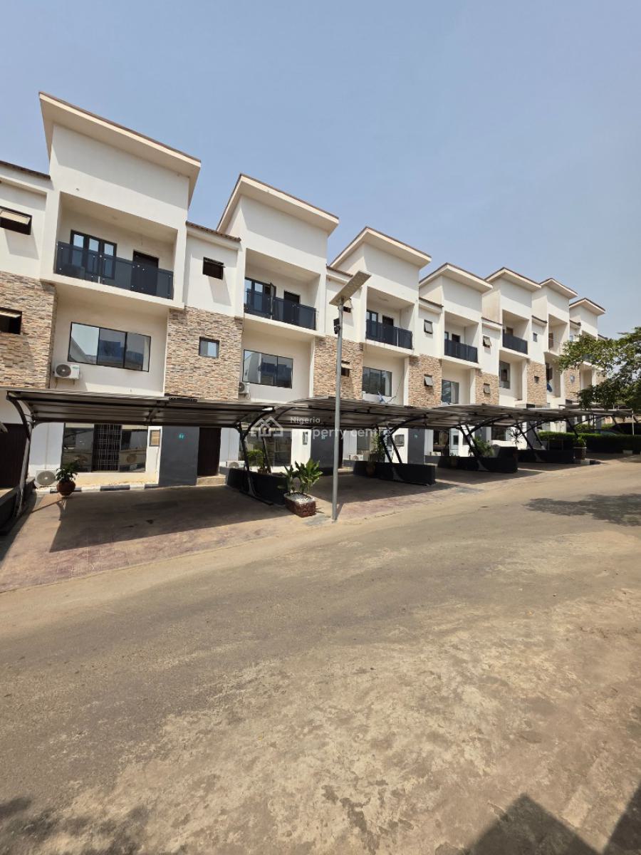 Tastefully Furnished 4 Bedroom Terrace Duplex with Cinema, Guzape District, Abuja, Terraced Duplex for Sale