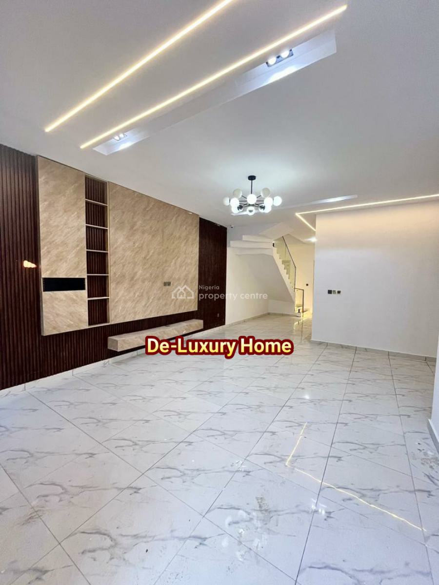 Contemporary 4 Bedroom Semi-detached Duplex with Bq., Orchid Road, Lekki, Lagos, Semi-detached Duplex for Sale