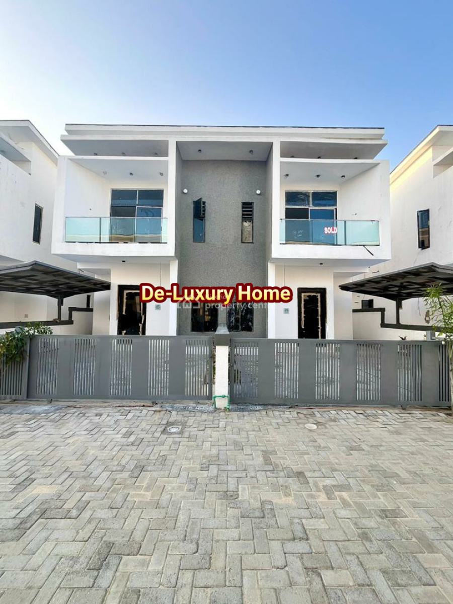 Contemporary 4 Bedroom Semi-detached Duplex with Bq., Orchid Road, Lekki, Lagos, Semi-detached Duplex for Sale