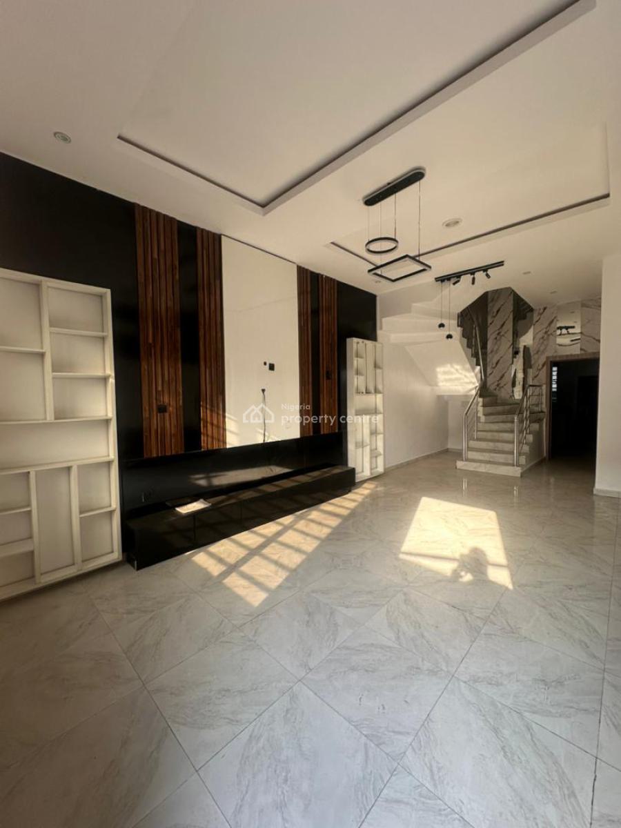 Spacious 4-bedroom Split-level House with Upstairs Bq, Ikota, Lekki, Lagos, House for Rent