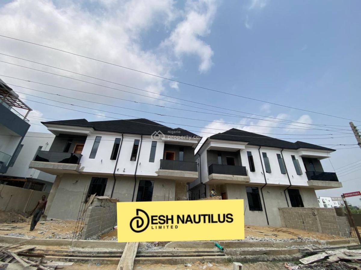 Contemporary 4 Bedroom Semi-detached Duplex with Premium Finishes, Orchid Road, Lekki Expressway, Lekki, Lagos, Semi-detached Duplex for Sale