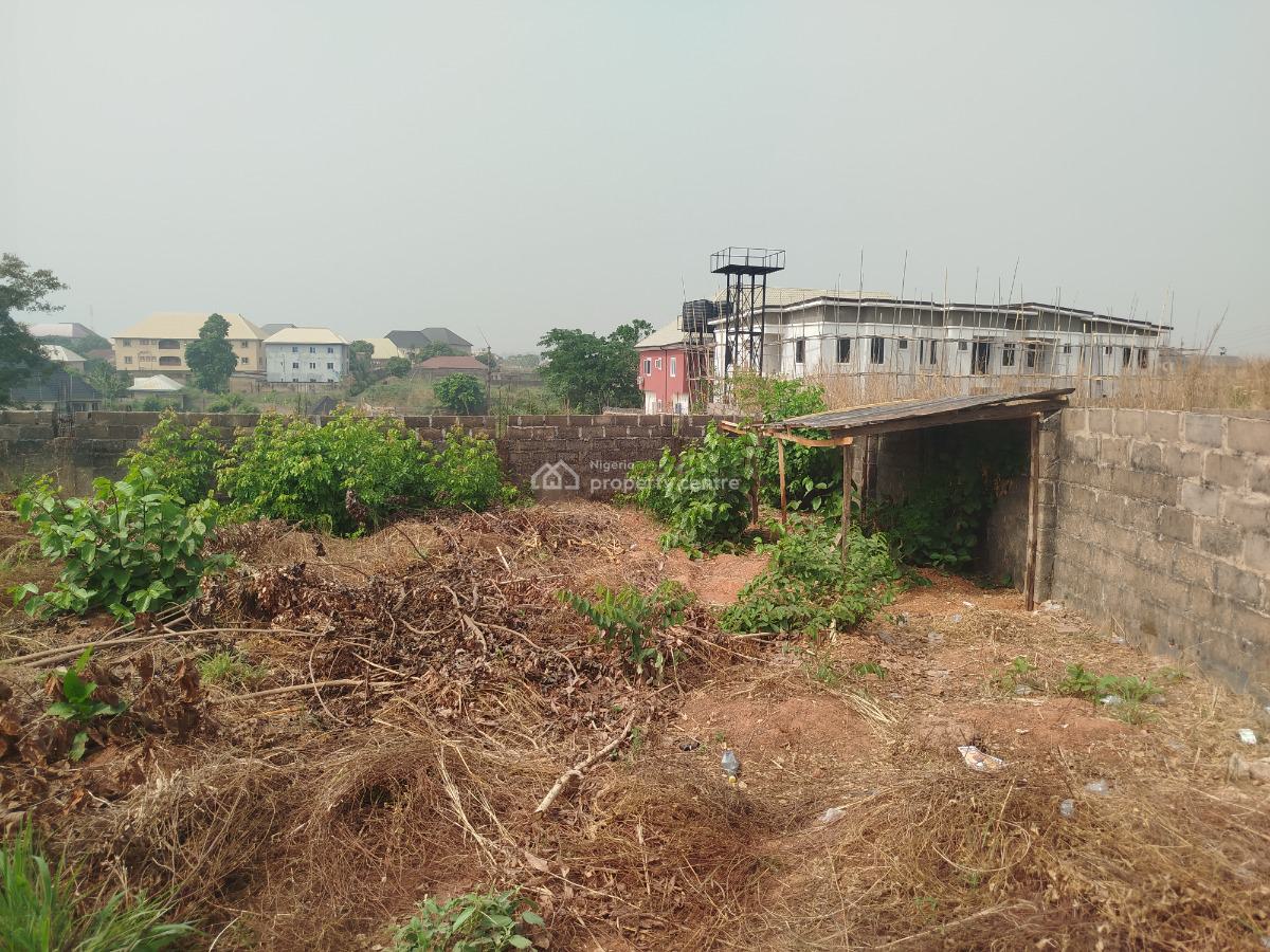 645sqm Corner Piece Fenced & Gated at Thinkers Corner Ext Enugu, Airport Extension, Old Airport Road, Thinkers Corner, Enugu, Enugu, Mixed-use Land for Sale