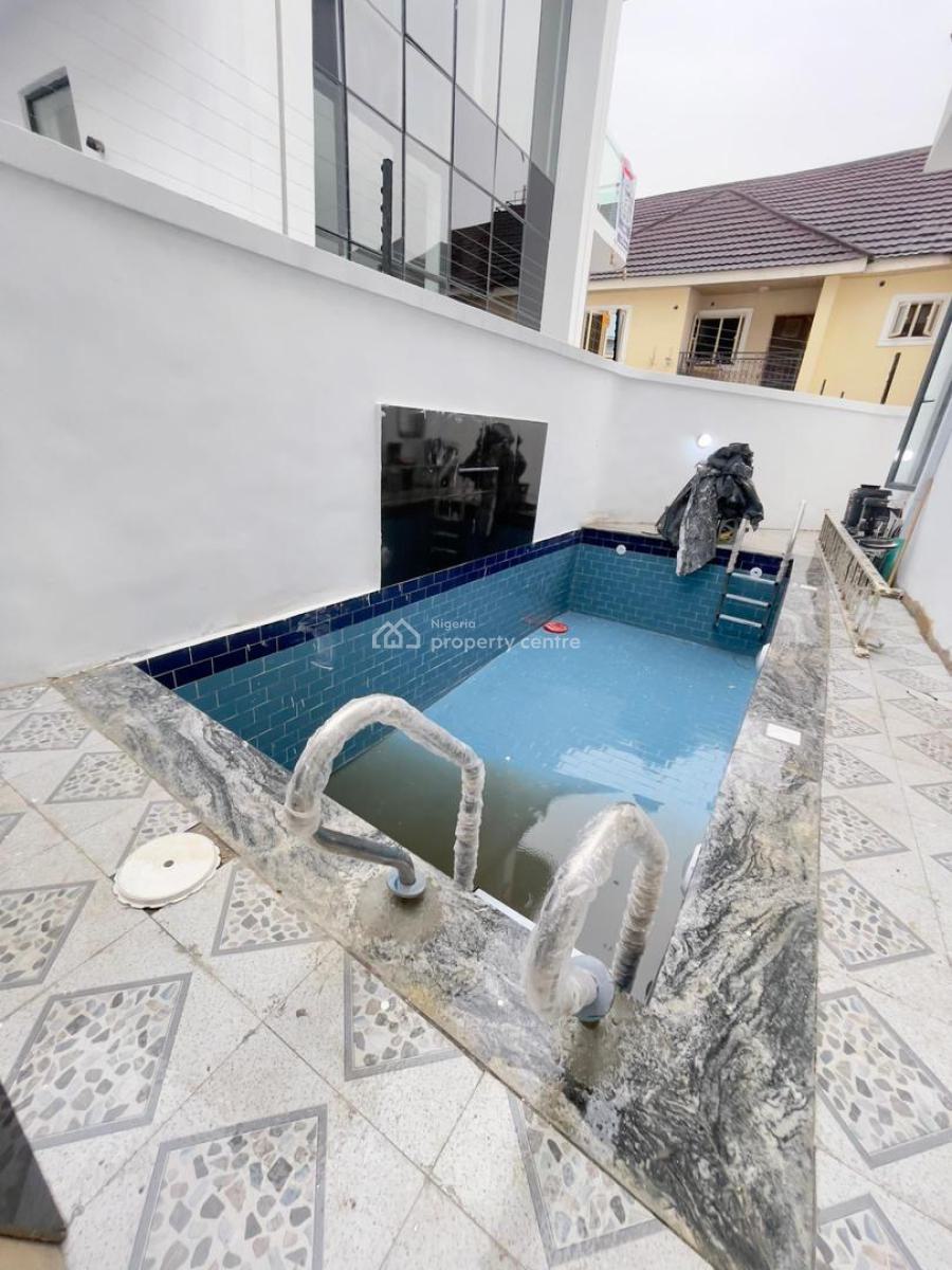 5bedroom Fully Detached Duplex with Swimming  Pool &bq, Chevron, Lekki, Lagos, Detached Duplex for Sale