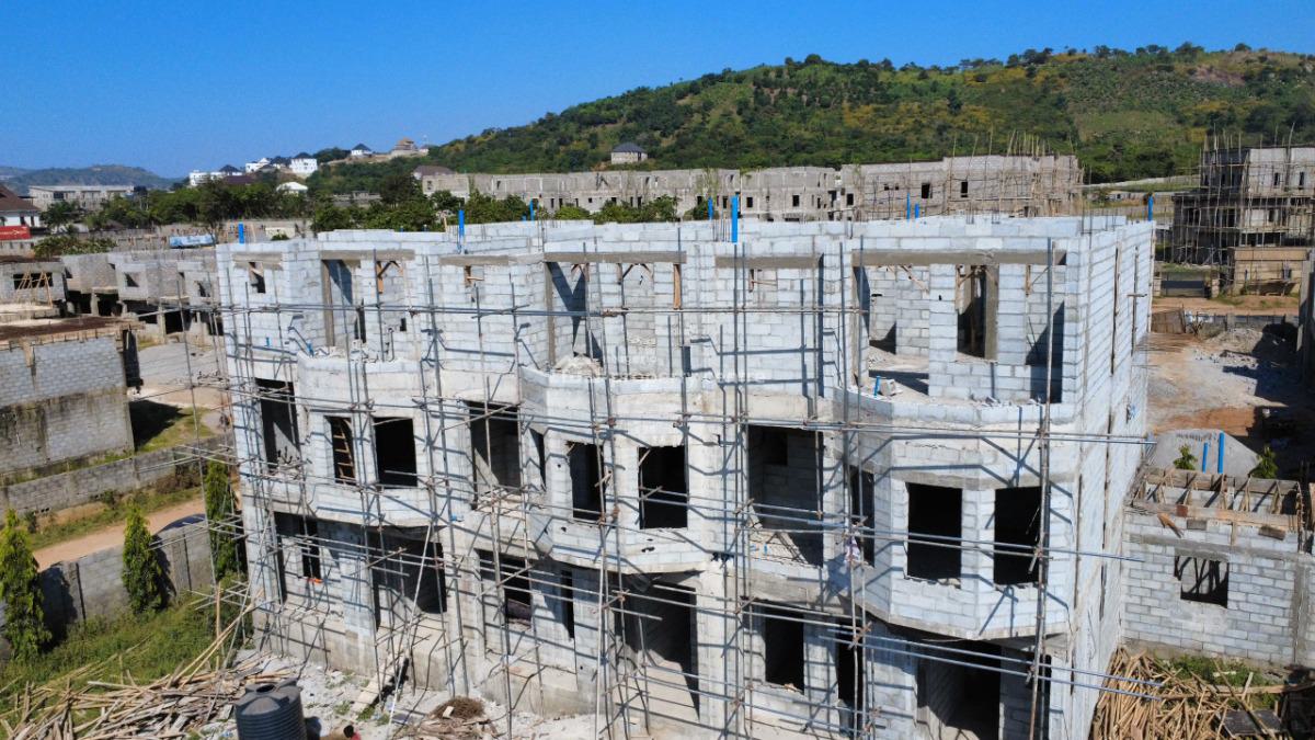 a Luxurious Five Bedroom Terrace Duplex, Life Camp, Abuja, Terraced Duplex for Sale