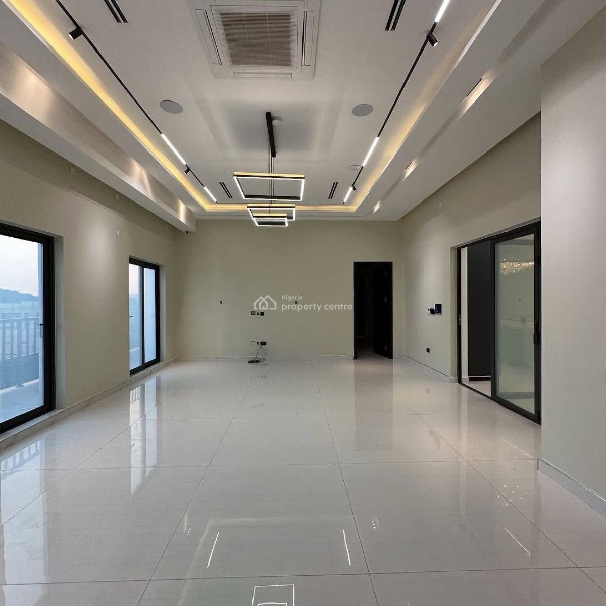 Luxury 4 Bedroom Maisonette with Maids Room, Swimming Pool, Gym, Dakibiyu, Wuye, Abuja, Flat / Apartment for Sale