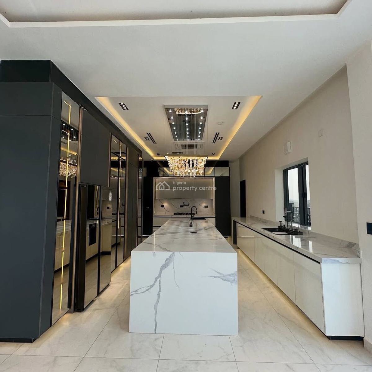 Luxury 4 Bedroom Maisonette with Maids Room, Swimming Pool, Gym, Dakibiyu, Wuye, Abuja, Flat / Apartment for Sale