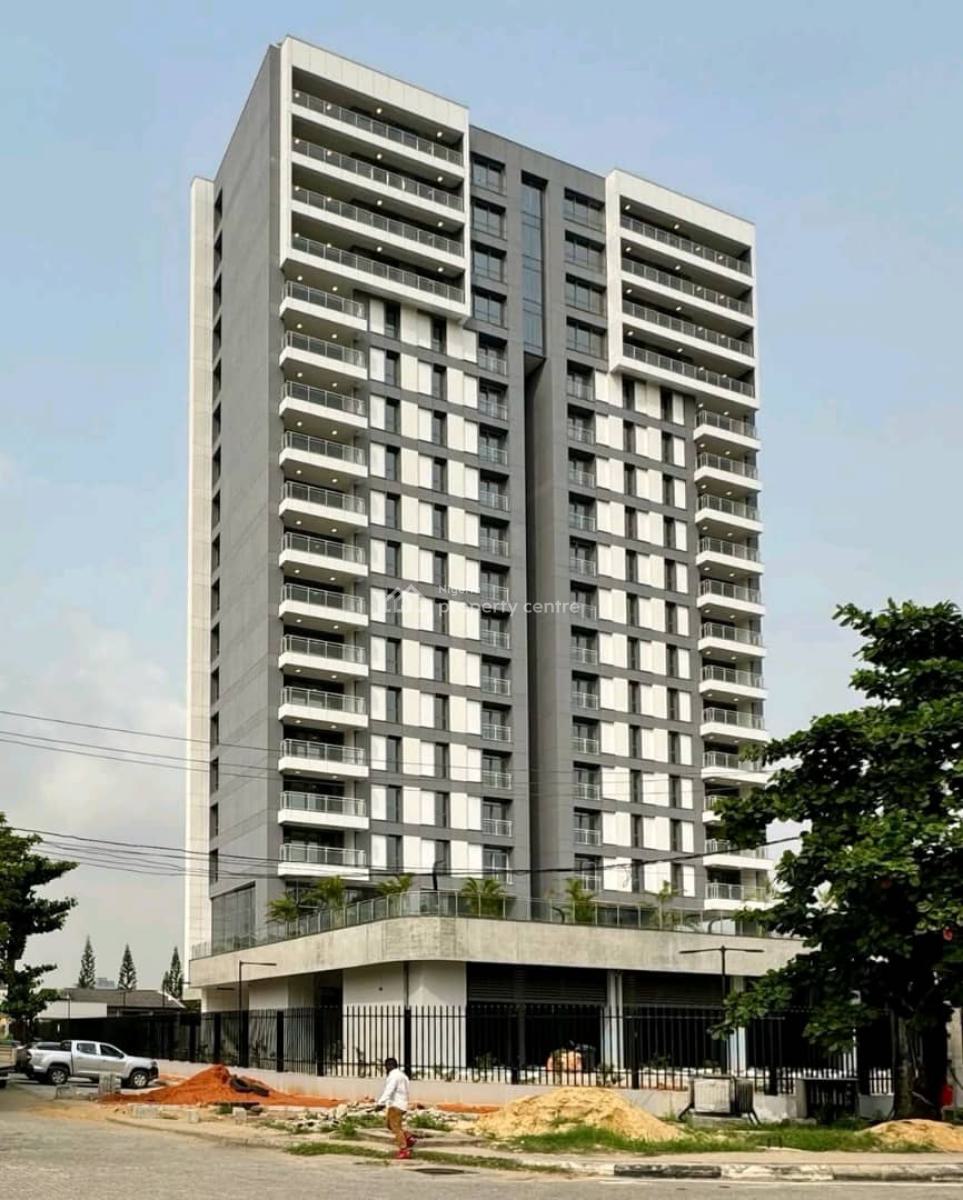 High-rise Serviced 3 Bedroom Flats with Boys Quarters, with a Bar, Victoria Island (vi), Lagos, Flat / Apartment for Rent