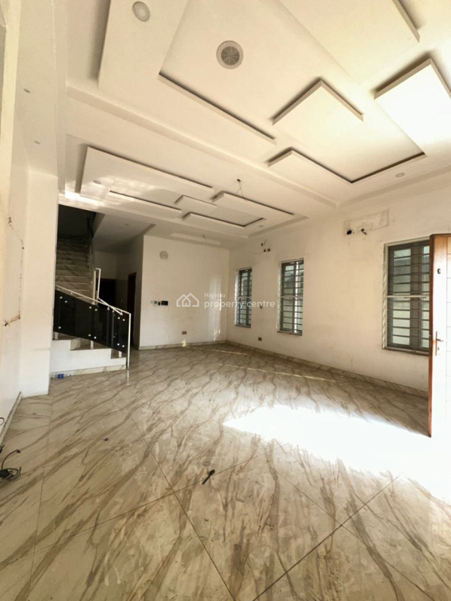 4 Bedroom Semi Detached Duplex with Bq, Chevron Drive, Lekki, Lagos, Semi-detached Duplex for Rent
