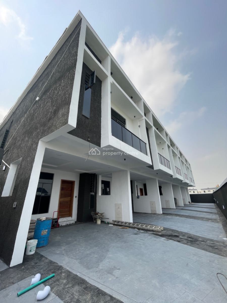Newly Built 3 Bedroom Terraced Duplex with Bq and Solar, Ajah Lekki, Ajah, Lagos, Terraced Duplex for Sale