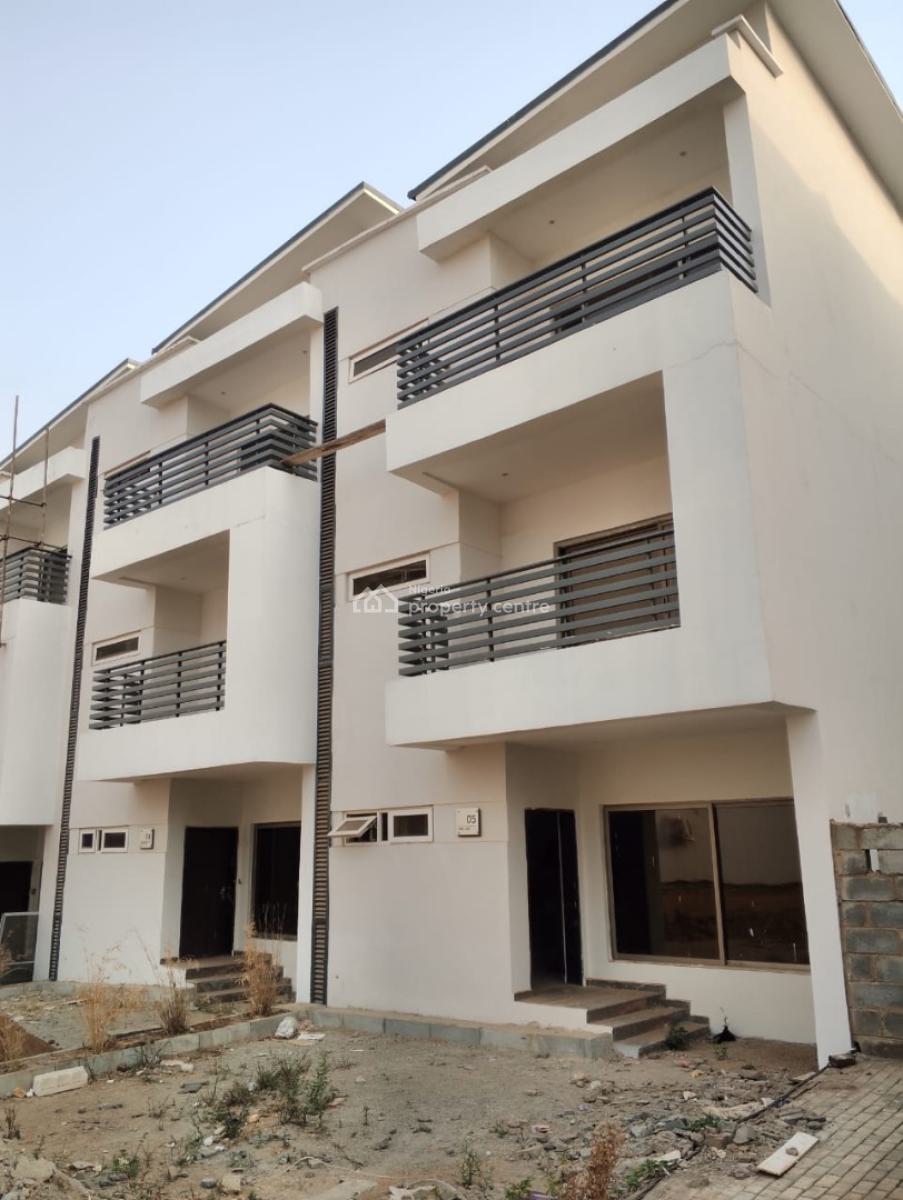 Brand New Four Bedroom Terraced Duplex with Bq, Kafe District, Life Camp, Abuja, Terraced Duplex for Rent