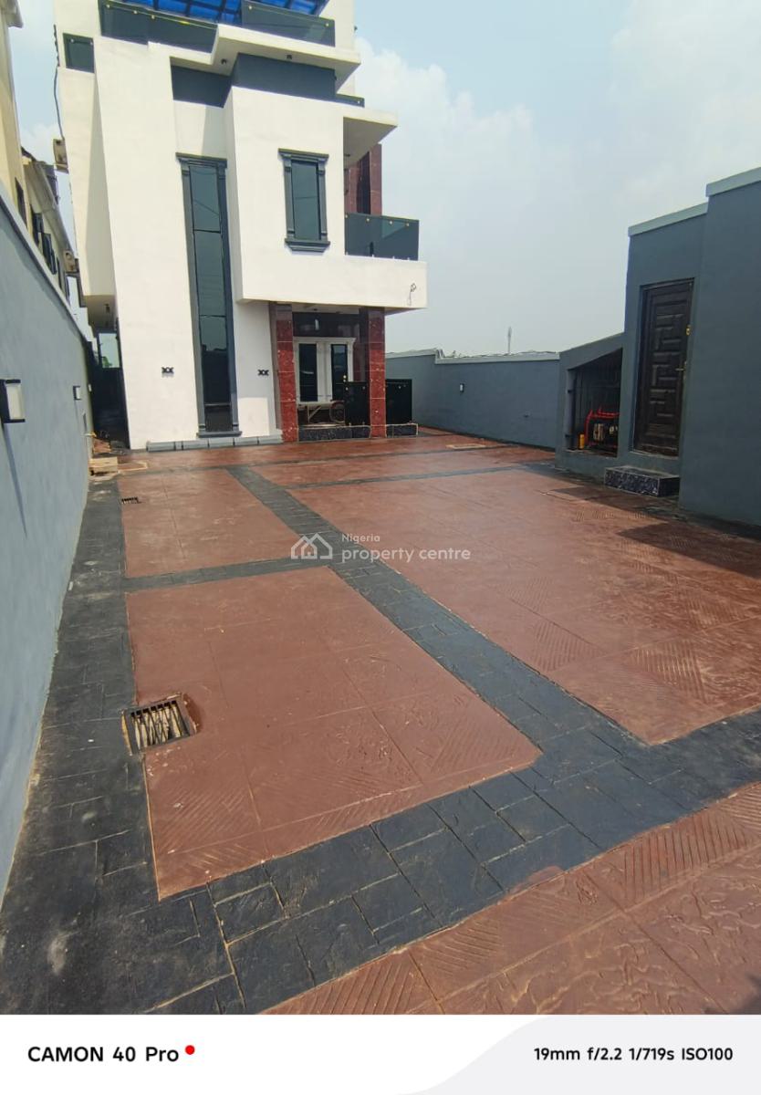 6 Bedroom Fully Detached  Duplex, K Farm Estate ,obawole Ogba Lagos, Ogba, Ikeja, Lagos, Detached Duplex for Sale
