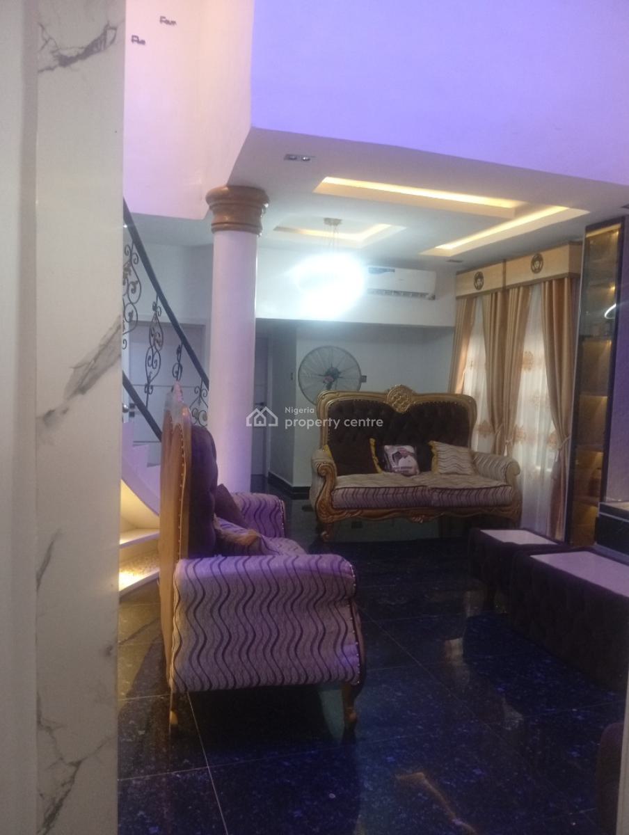 6 Bedroom Fully Detached  Duplex, K Farm Estate ,obawole Ogba Lagos, Ogba, Ikeja, Lagos, Detached Duplex for Sale