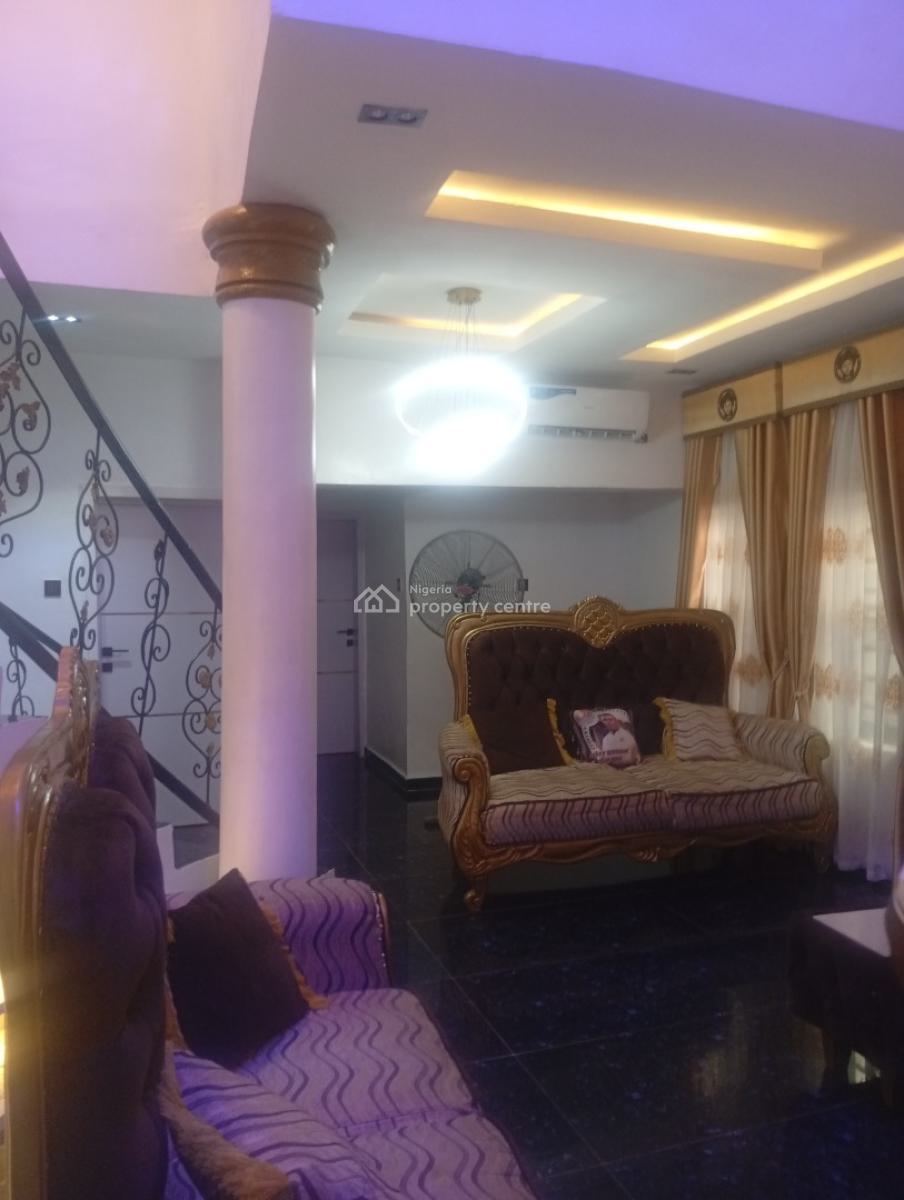 6 Bedroom Fully Detached  Duplex, K Farm Estate ,obawole Ogba Lagos, Ogba, Ikeja, Lagos, Detached Duplex for Sale