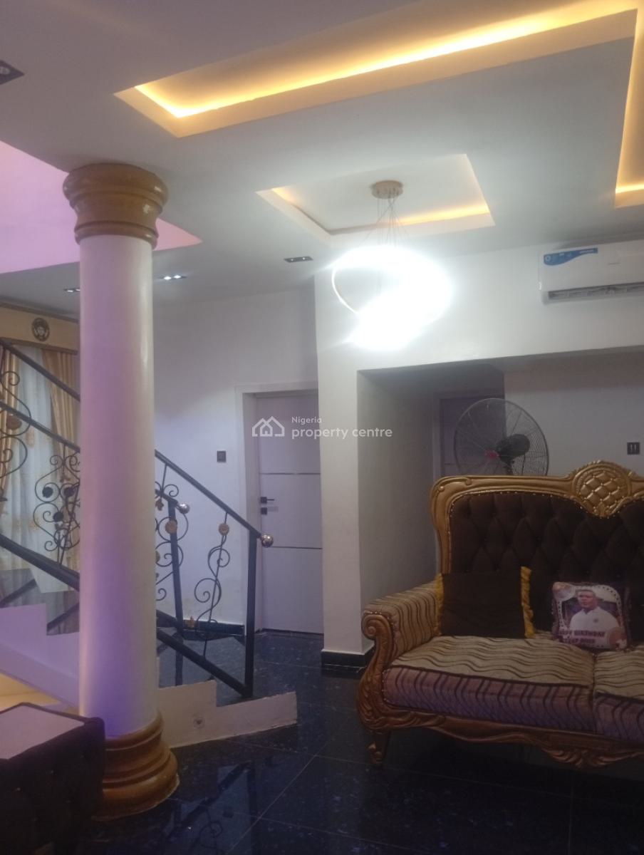 6 Bedroom Fully Detached  Duplex, K Farm Estate ,obawole Ogba Lagos, Ogba, Ikeja, Lagos, Detached Duplex for Sale