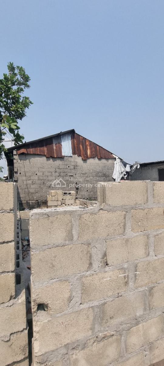 2 Units of a Roomself Contain with 2 Units of Uncompleted Mini Flat, Okun-ajah, Ajah, Lagos, Block of Flats for Sale